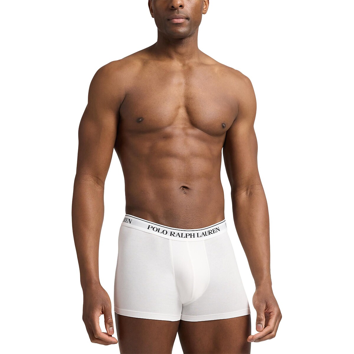 POLO RALPH LAUREN<br>Conjunto de 3 cuecas boxer clássicas em algodão elástico