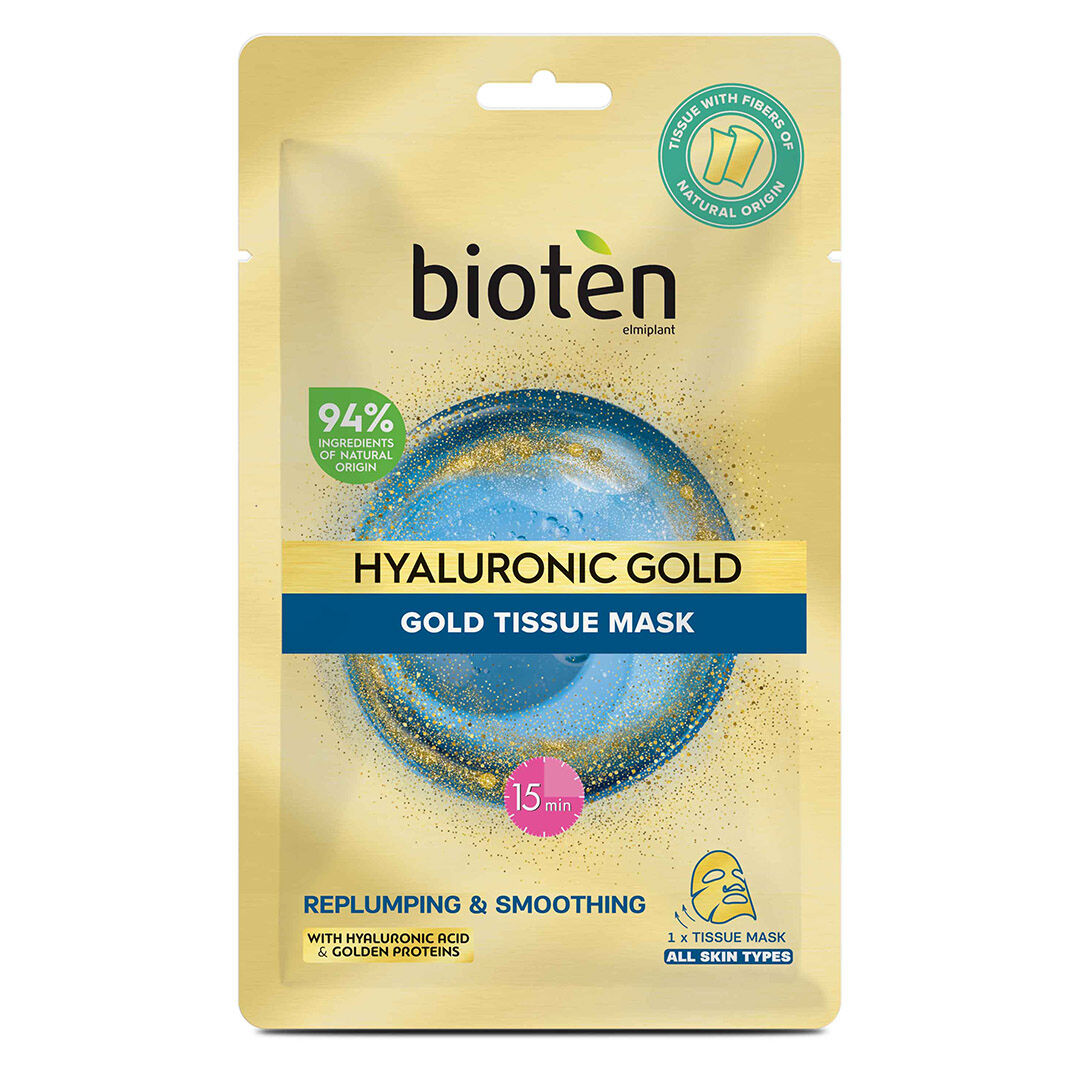 BIOTEN  Máscara de Tecido Hyaluronic Gold - 1un