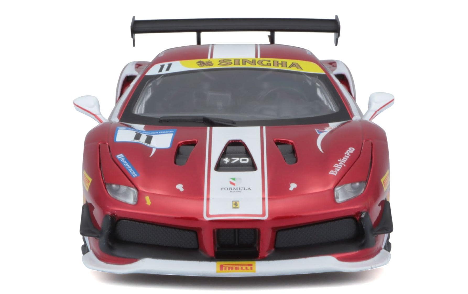 Ferrari Racing 488 Challenge Rot 1:24Sammlermodell im Massstab 1:24