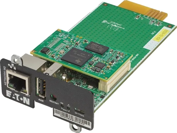 Eaton Cybersecure Gigabit NETWORK-M2 Card for UPS and PDU, UL 2900-1 and IEC 62443-4-2 Certified - Adapter for fjernadministration - Gigabit Ethernet x 1 - for 5P 1500 RACKMOUNT
