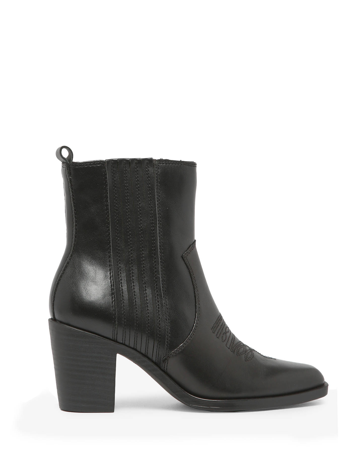 Bottines  talon en cuir TAMARIS