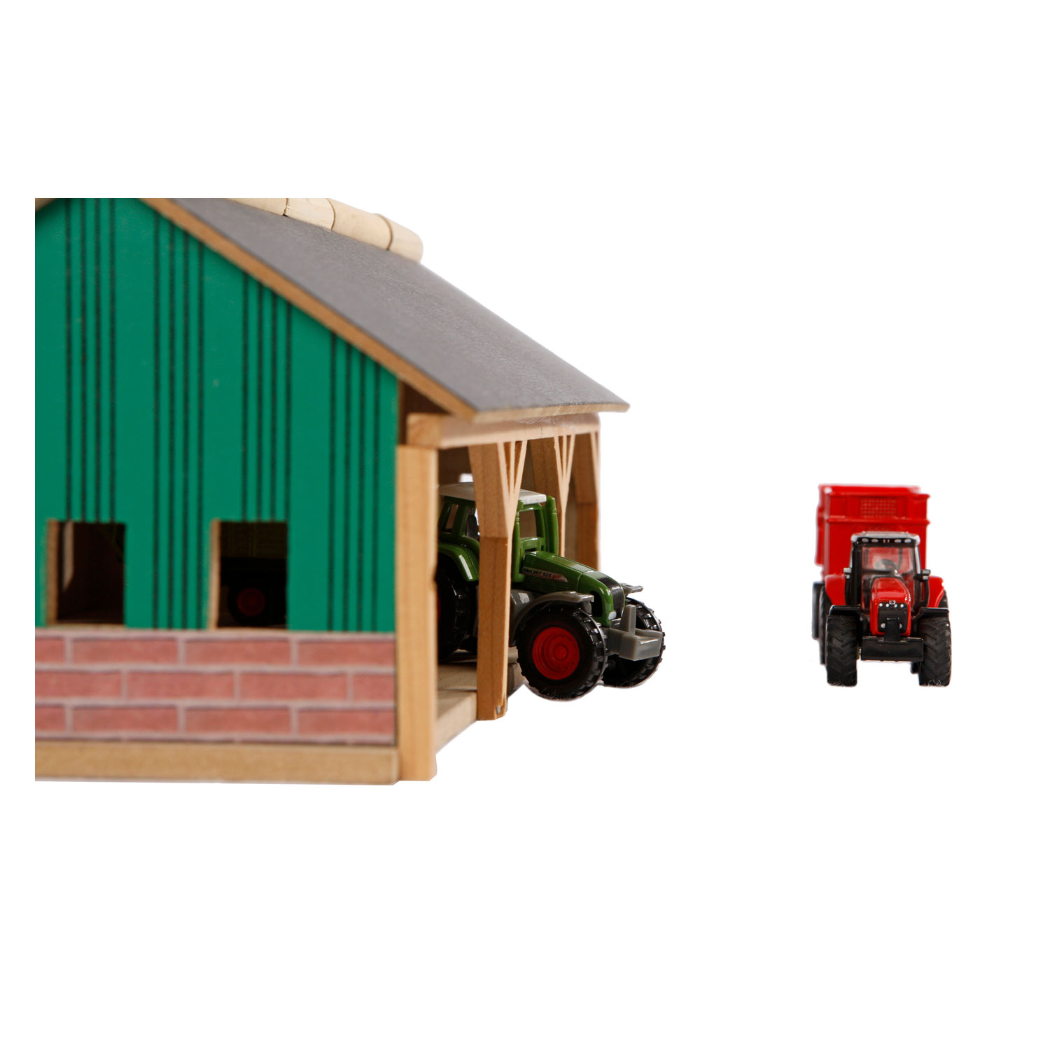 Kids Globe Landbouwloods 3-vaks Klein, 1:87