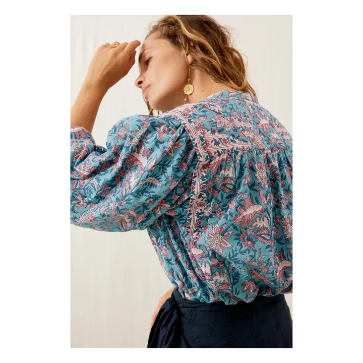 Louise Misha Blouse Jane - Collection Femme | Bleu canard