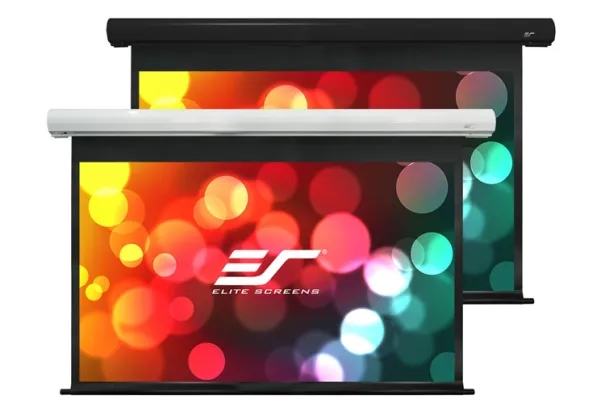 Elite Screens Saker Series SK110XHW-E12 - Projektionsskærm - loftsmonterbar, vægmonterbar - motoriseret - 230 V - 110