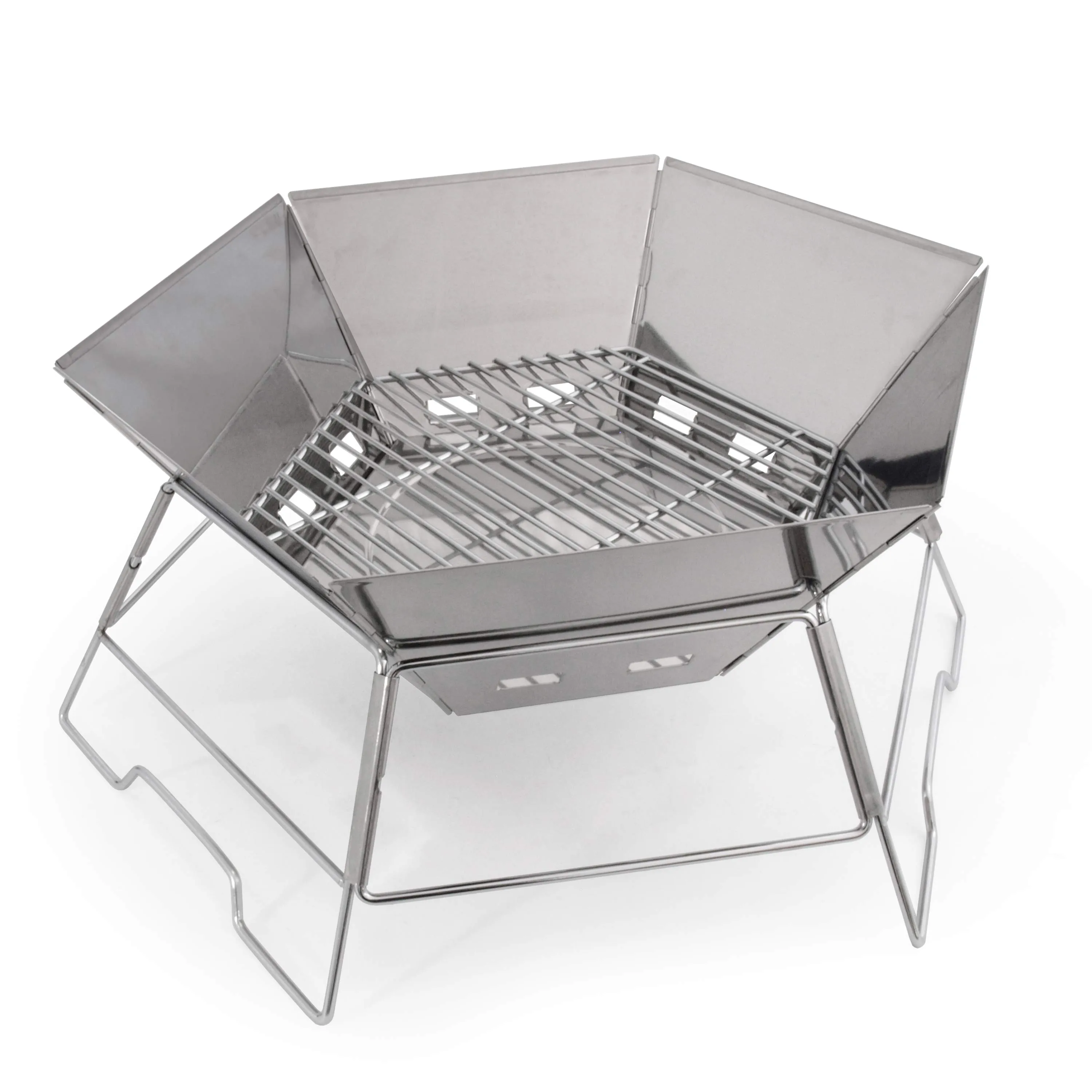 Origin Outdoors -  Origin Outdoors Feuerschale und Grill Hexagon