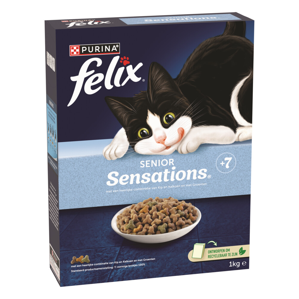 Felix Kattenvoer Droog Senior Sensations1 kg