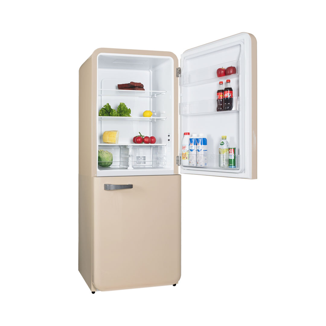 Kibernetik FSP Retro Kühl-Gefrierkombination 401 Liter, beige
