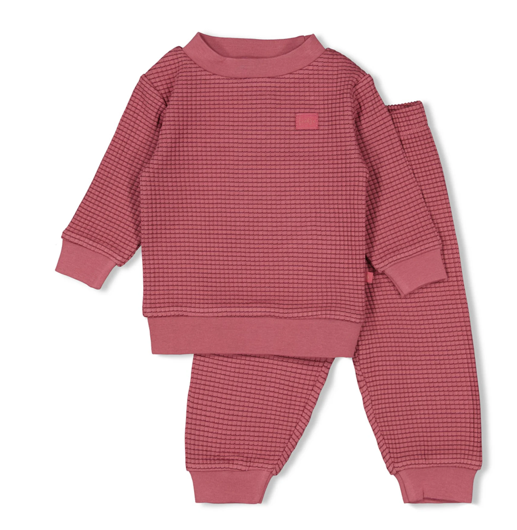 Feetje Feetje pyjama kids wafel Family Limited Edition berry