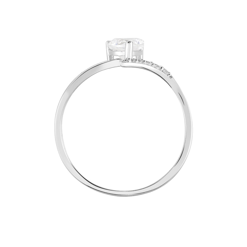 Bague Eva Or Blanc Oxyde De Zirconium
