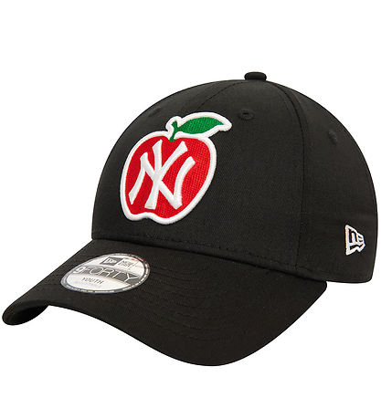 New Era Kappe - 9Forty - Apple - New York Yankees - Schwarz