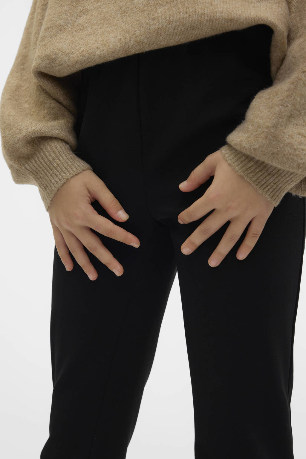 VERO MODA GIRL flared broek VMLUCCAKAMMAzwart