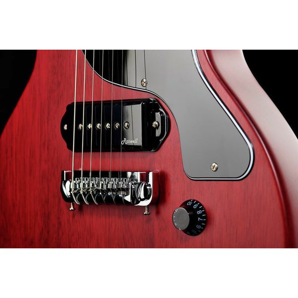 Harley Benton DC-Junior FAT Faded Cherry