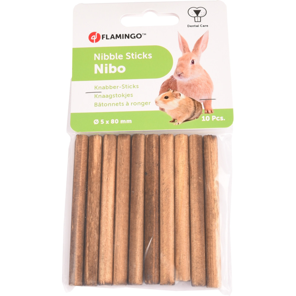 10 bâtonnets à ronger ø 5 x 80 mm pour rongeur
