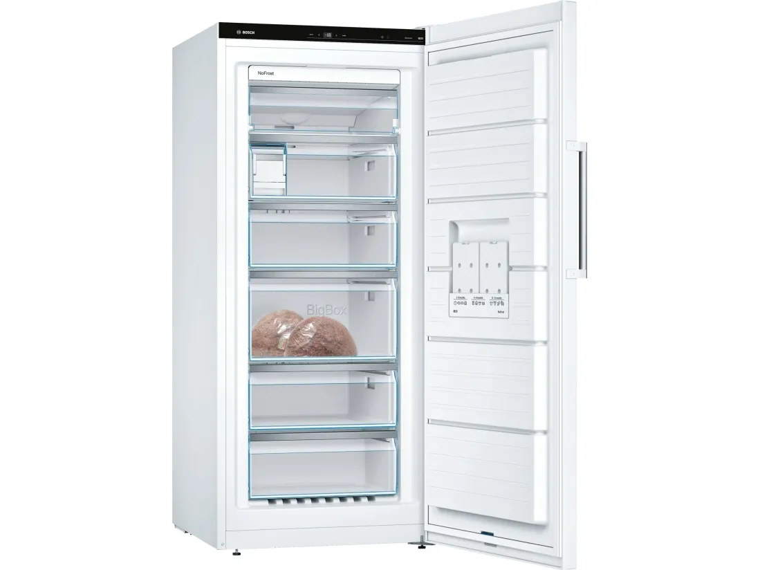 Bosch Serie | 6 GSN51AWDV - Fryser - stående - bredde: 70 cm - dybde: 78 cm - højde: 161 cm - 290 liter - Klasse D - hvid