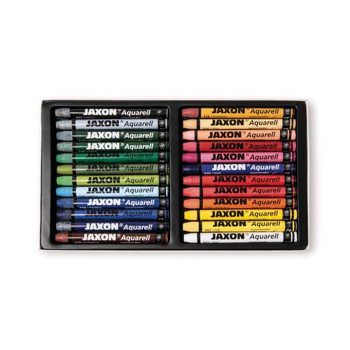 JAXON® Aquarell wasservermalbare Wachspastelle