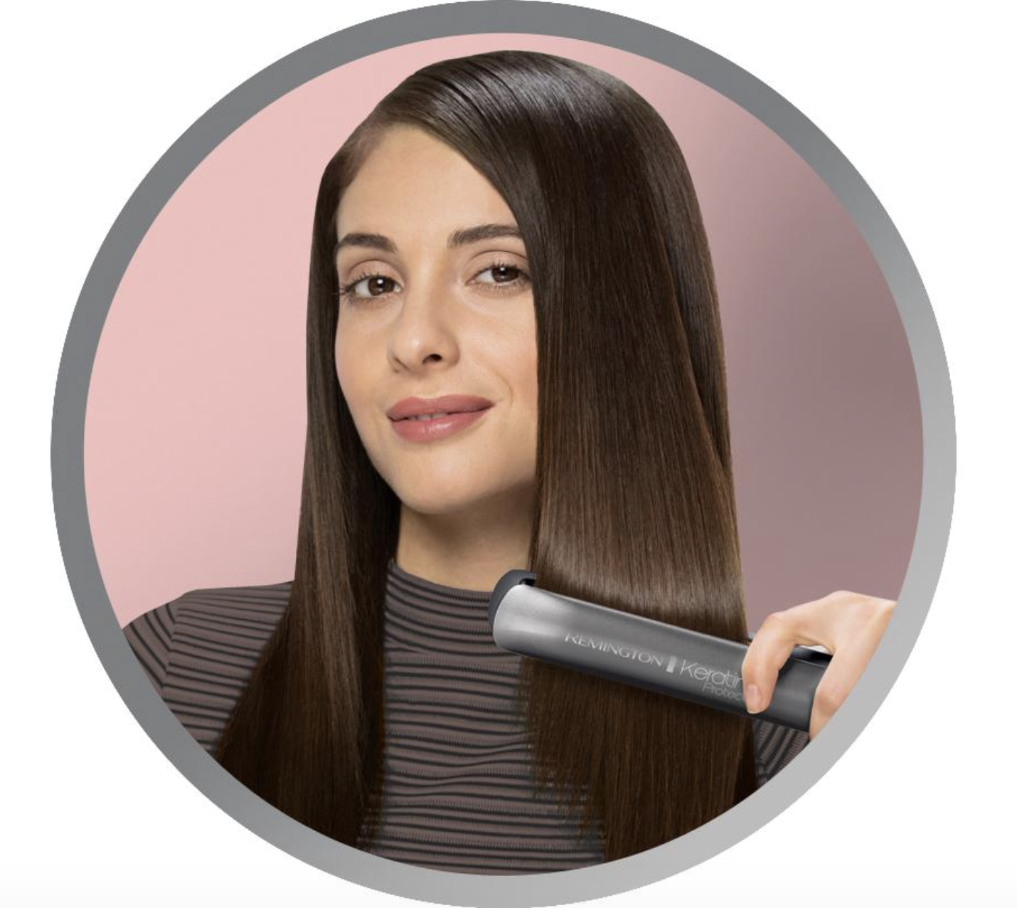 S8598 Haarglätter Keratin Protect Keramik Haar Streckeisen (45602560100) - Schwarz