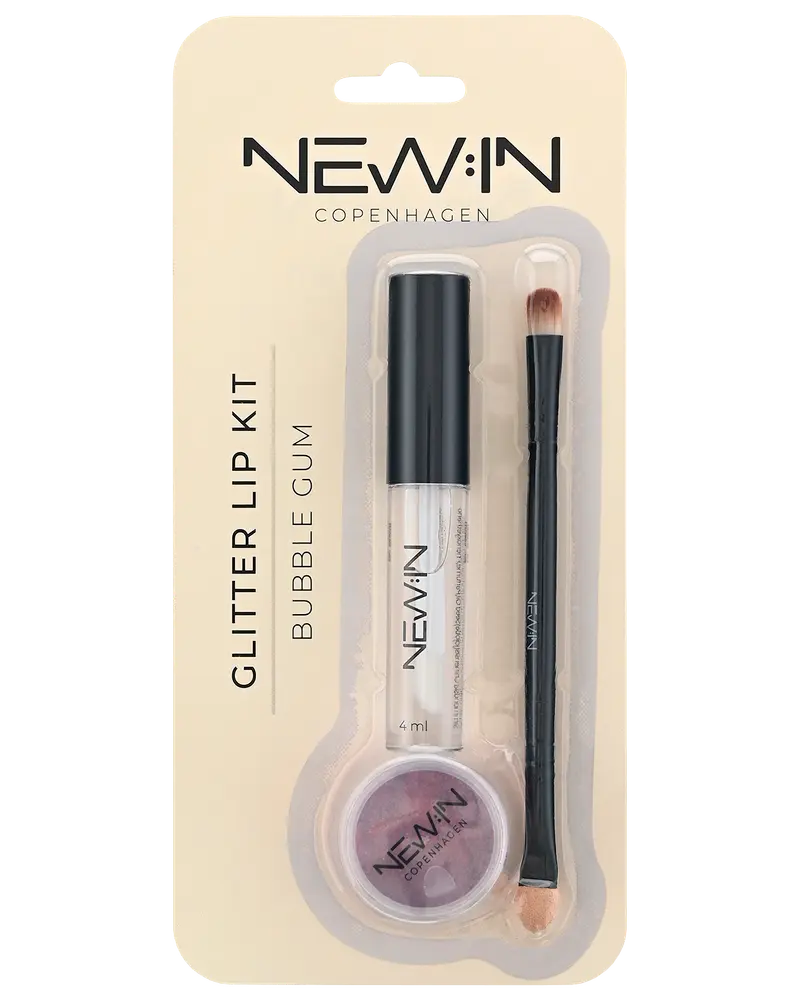 NEW:IN Lip Kit m/glitter assorteret