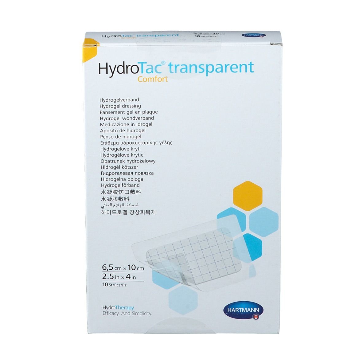 HydroTac® transparent comfort 6,5 x 10 cm