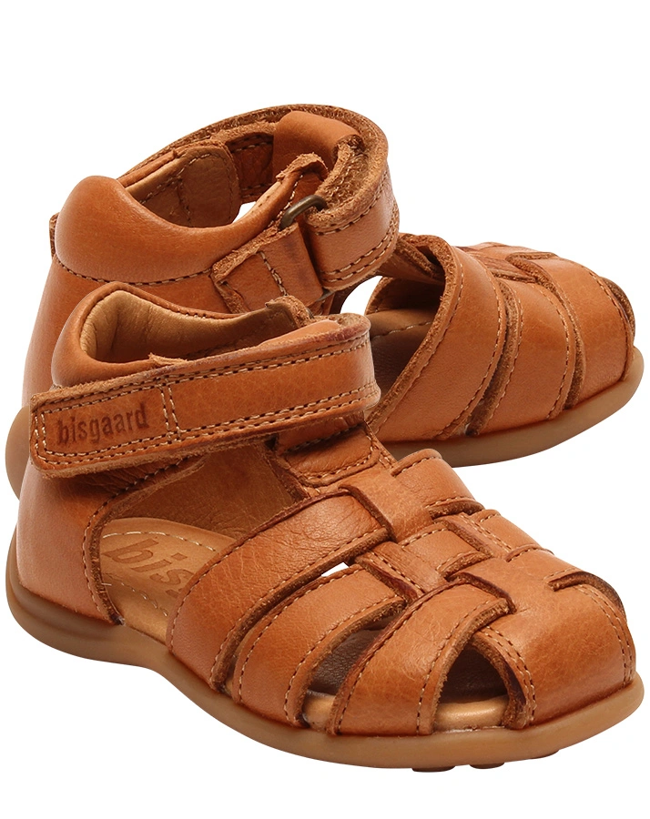 Lauflern-Sandalen CARLY in brandy