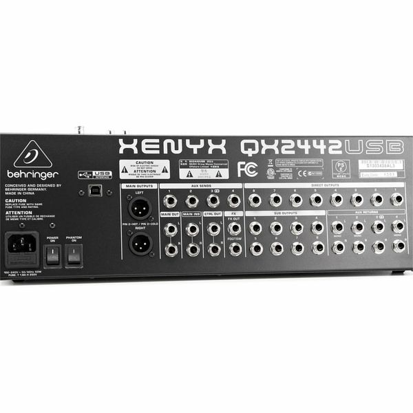 Behringer Xenyx Qx 2442 Usb