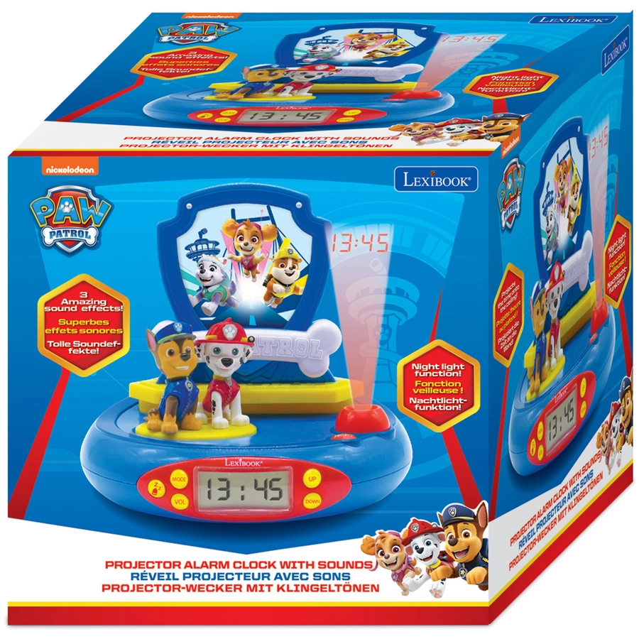 LEXIBOOK Paw Patrol Projektionswecker
