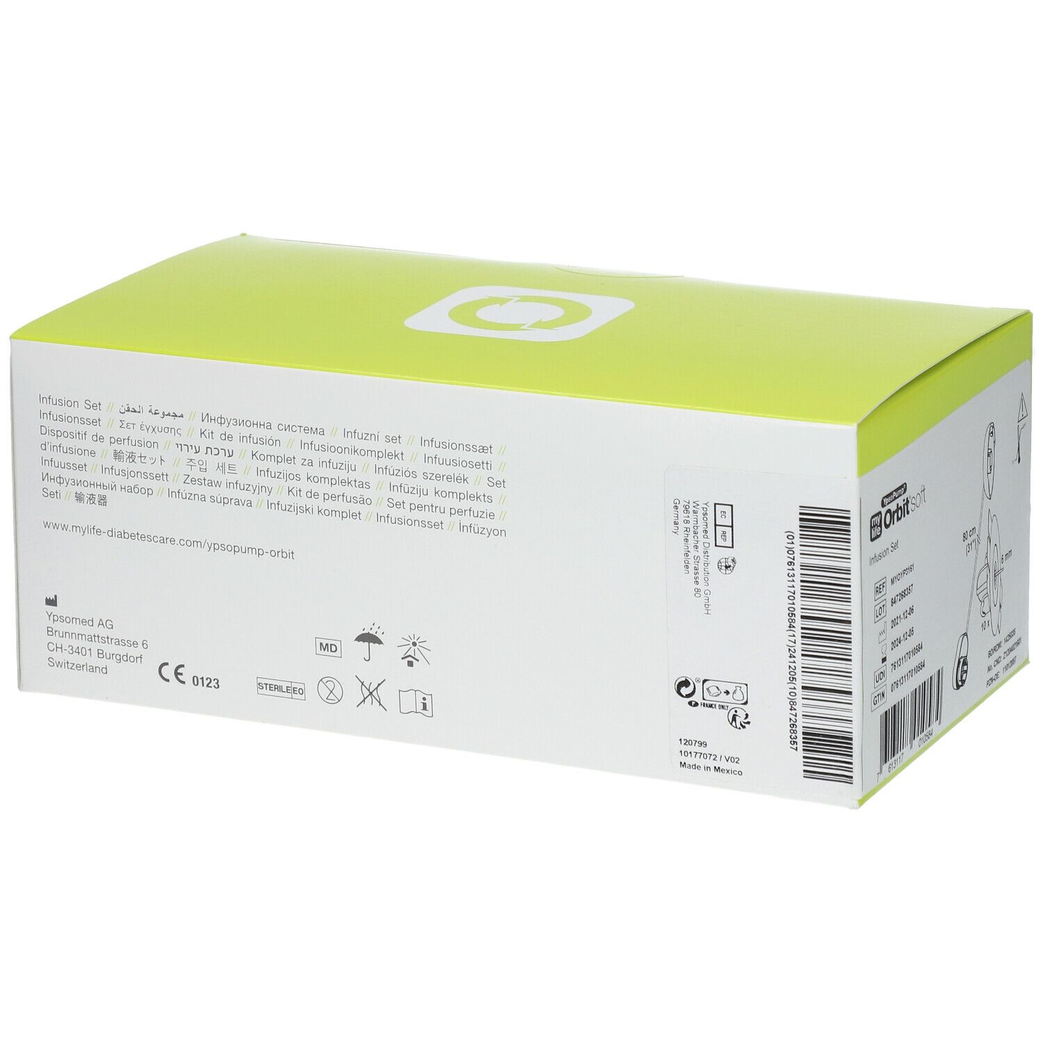 mylife™ YpsoPump® ® Orbit®soft 6 mm/80 cm (31”)