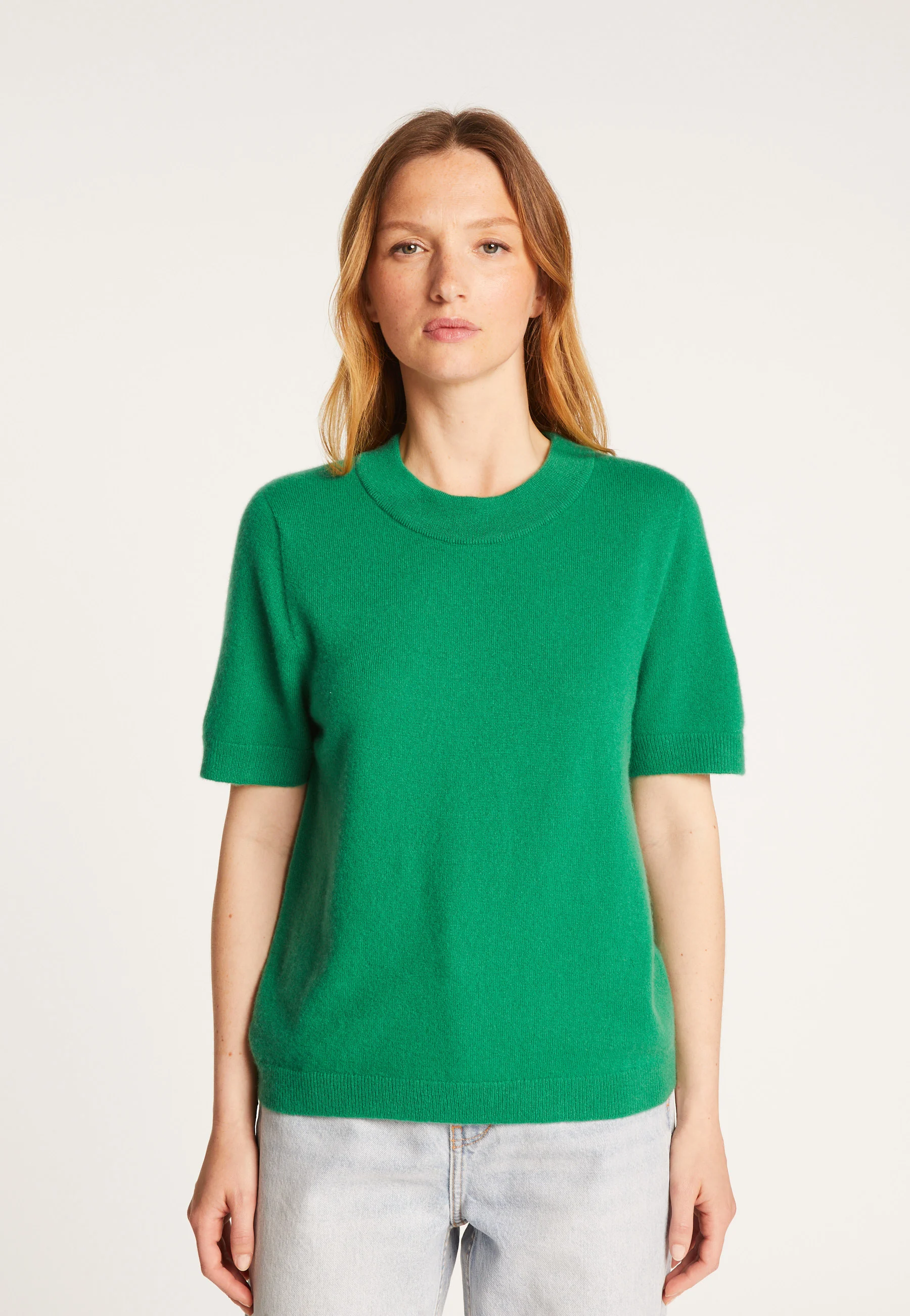AUBRYAH24 - T-shirt en cachemire | Vert