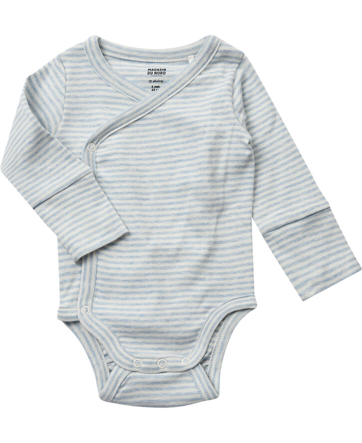 Magasin du Nord Collection Newborn bodystocking GOTS Blue stripe