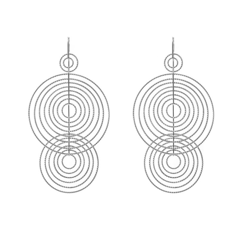 Boucles D'oreilles Argent Diamanté Arianna Bis