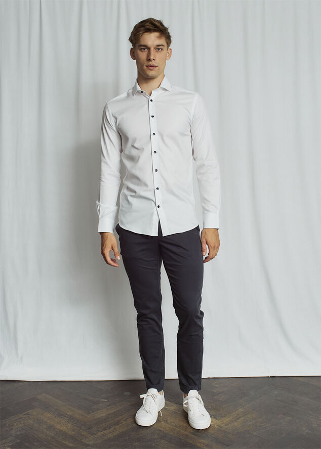 Bruun & Stengade BS Dragic Modern Fit Shirt White