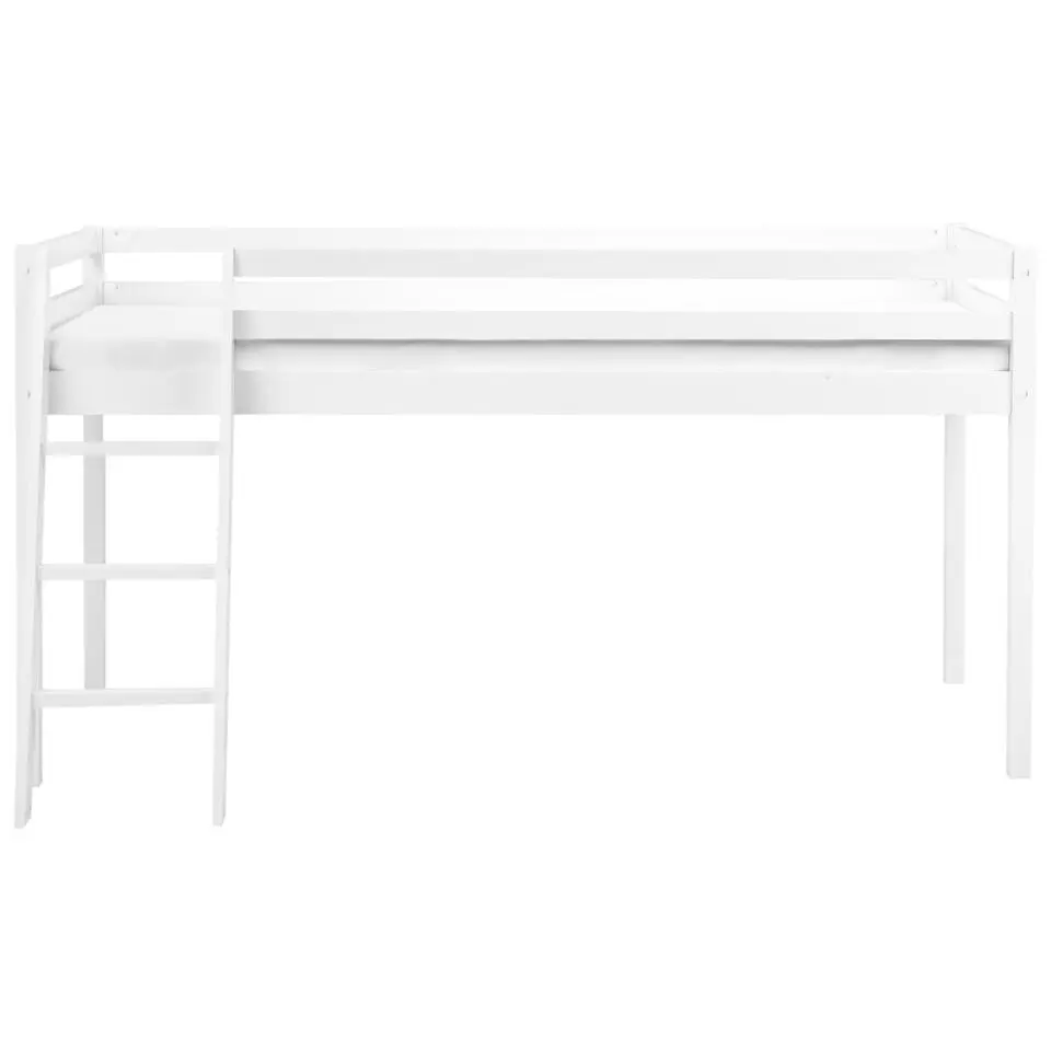 ASCOUX - Kinderbed - Wit - 90 x 200 cm - Dennenhout