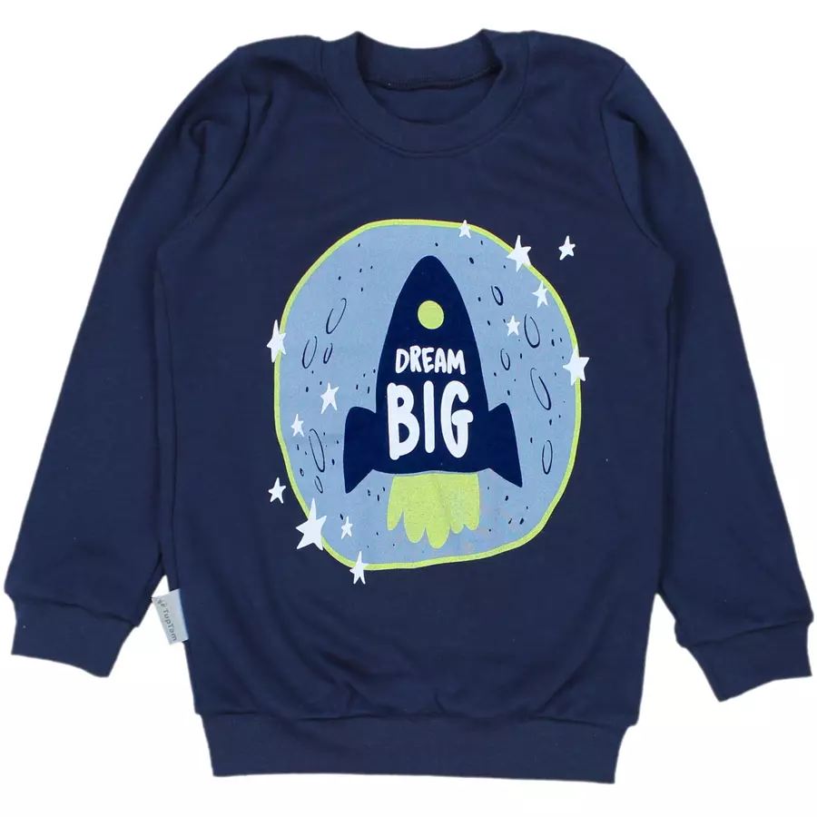 TupTam Kinder Jungen Pyjama Set Langarm 2-teilig blaugrün
