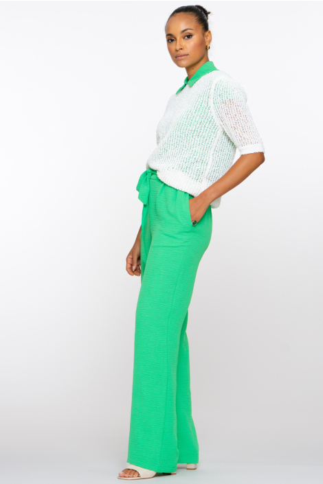 Geisha groene dames broek