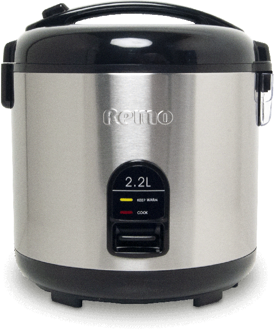 Remo Rijstkoker RVS Teflon 2.2L