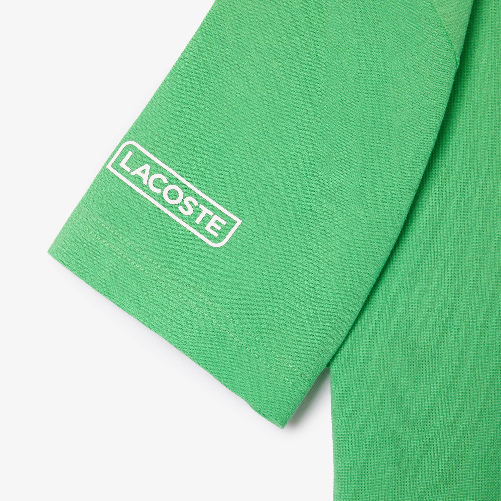 Tennis Piqué-Poloshirt Mutua Madrid Open Edition Kurze Ärmel - Grün - Lacoste - Herren