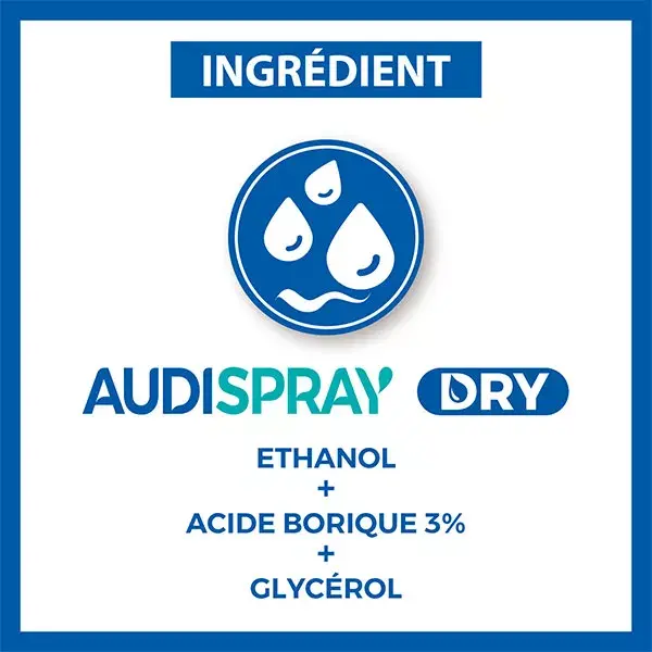 Audispray para cuidados com ouvidos secos 30ml