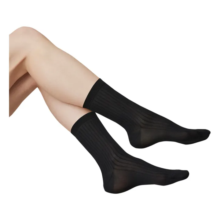 Swedish Stockings Chaussettes Alexa | Noir