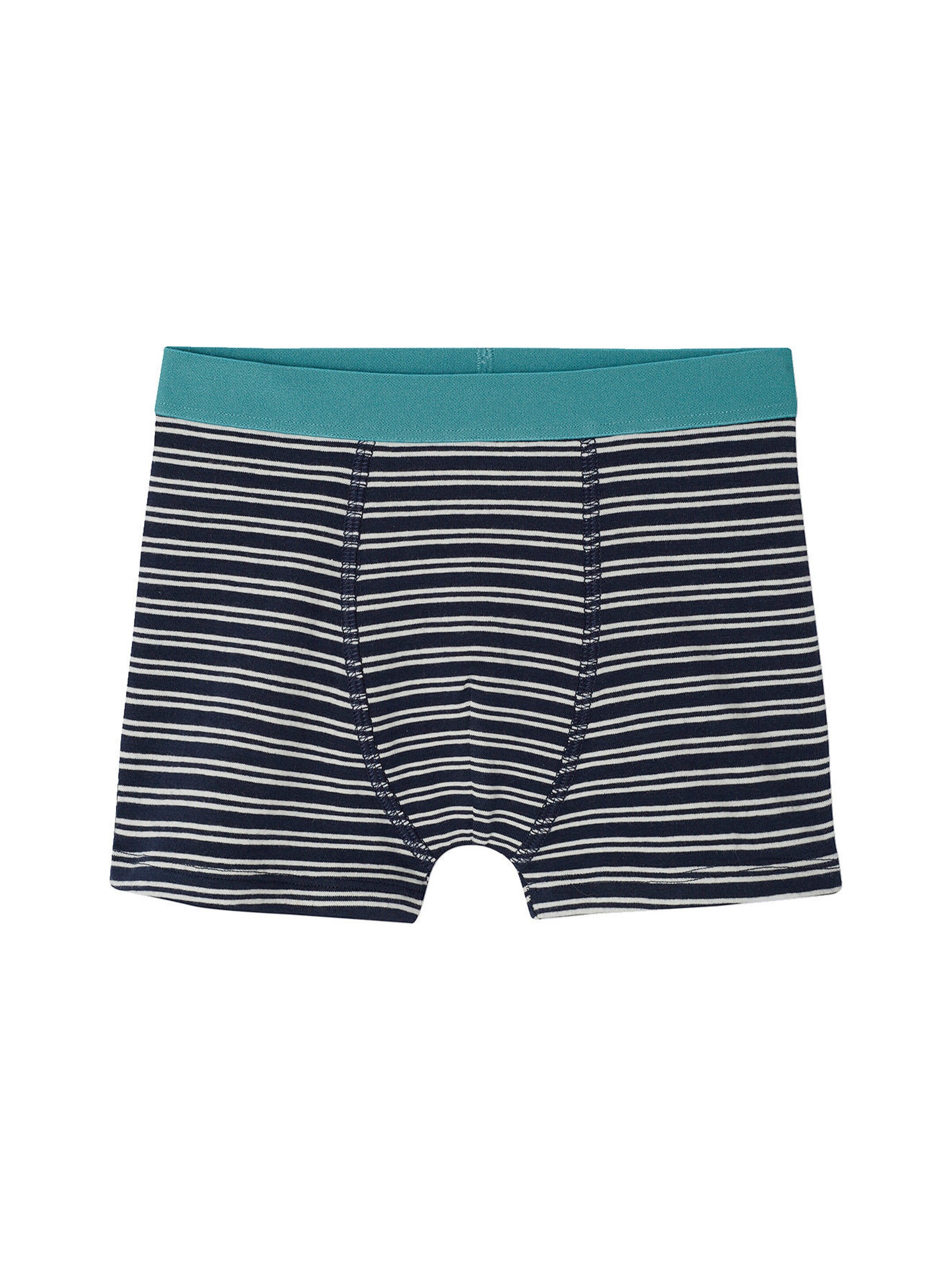 Vertbaudet 4er-Pack Jungen Boxershorts mit Bio-Baumwolle aqua
