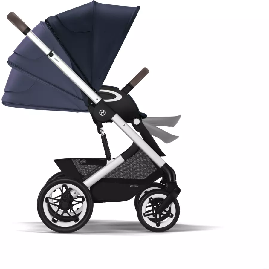 cybex GOLD Kinderwagen Talos S Lux Silver Ocean Blue