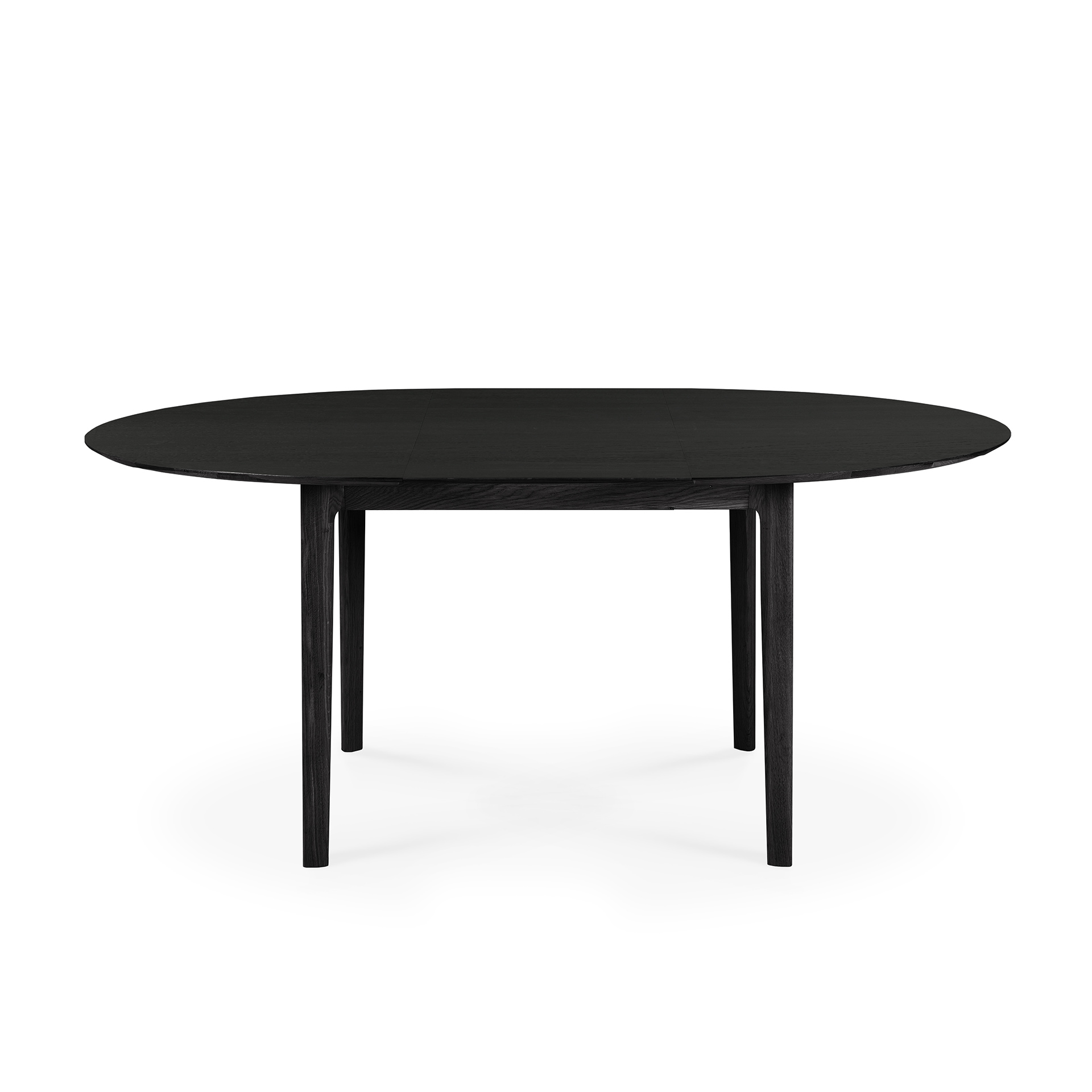 Tafel Bok - rond - uitschuifbaar 129/179 - zwart eiken