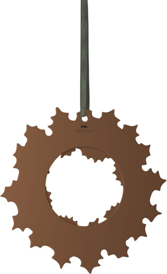 Kähler Gingerbread Julekrans Ø18. 5 cm brun Brun