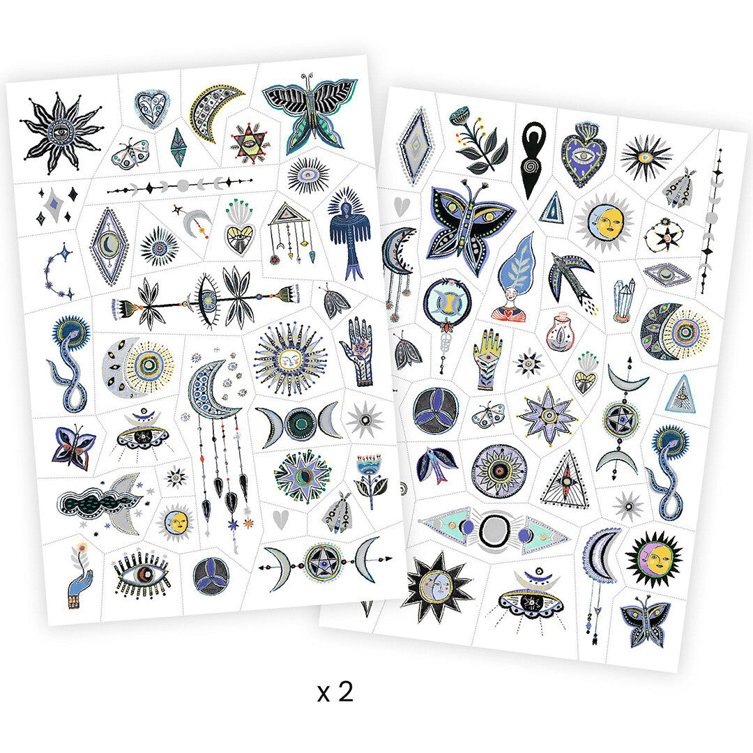 Djeco tattoos wicca