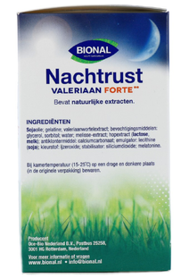Bional Nachtrust Valeriaan Forte Capsules 60CP