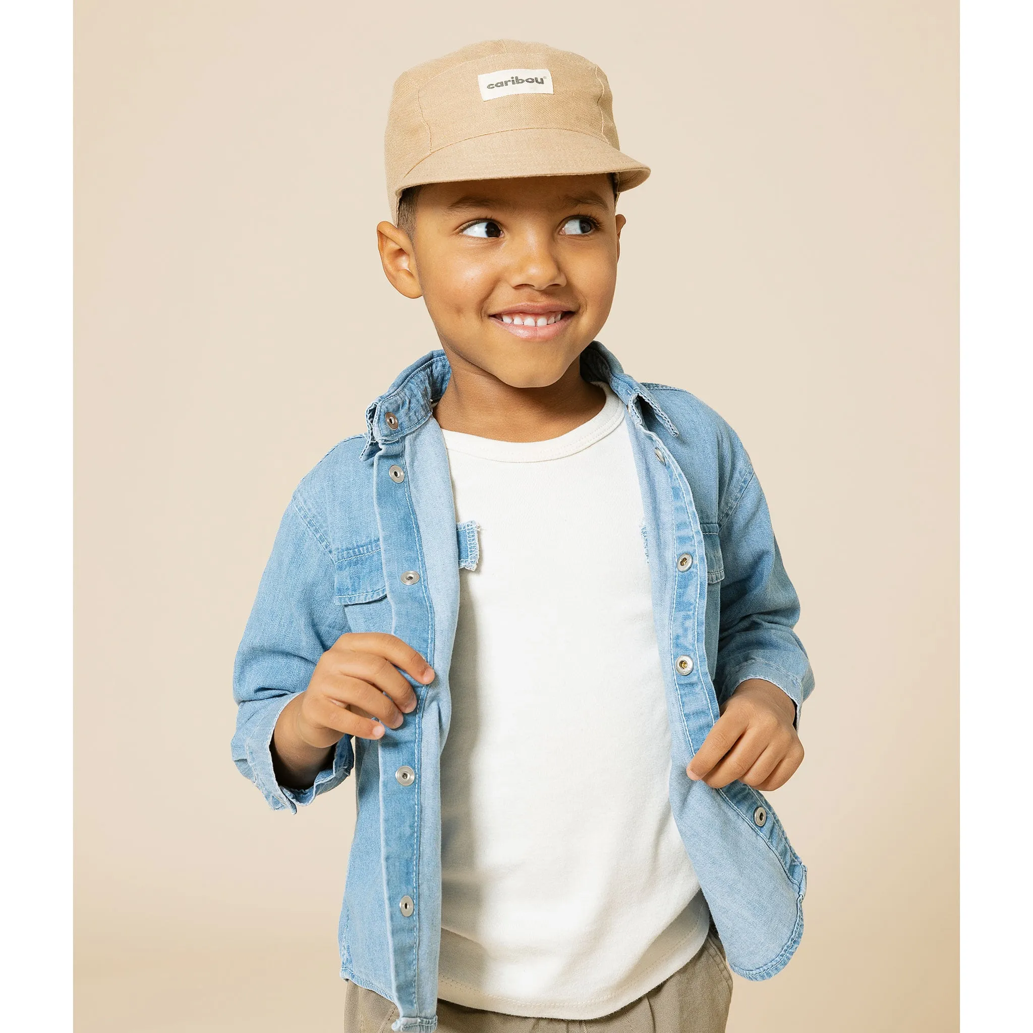 Caribou Casquette Uni Sable 4-18mois