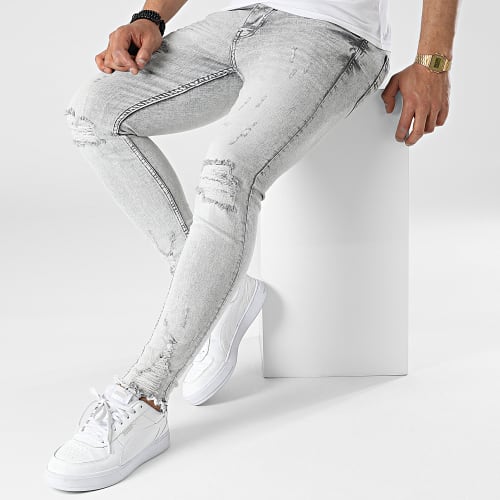 Jean Skinny DHZ-3756-2 Gris Clair