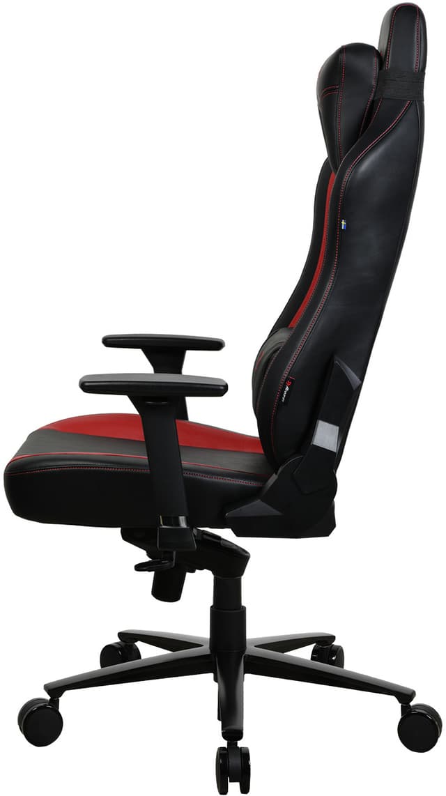 Arozzi Vernazza SoftPU gaming-stol (sort/rød)