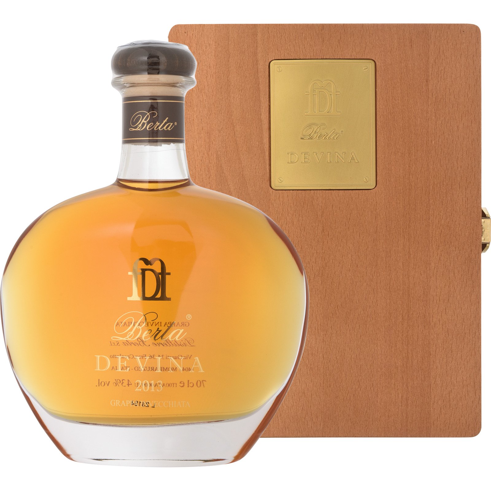 Berta Devina Grappa in Holzkiste 70 cl
