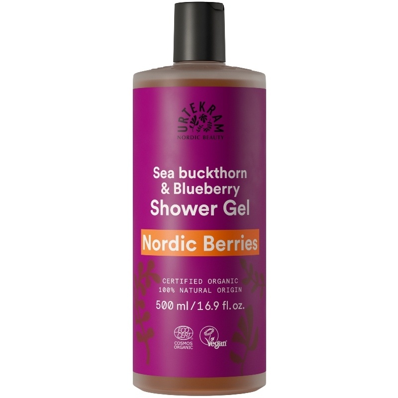 Urtekram Nordic Berries Shower Gel Sea Buckthorn & Blueberry 500 ml