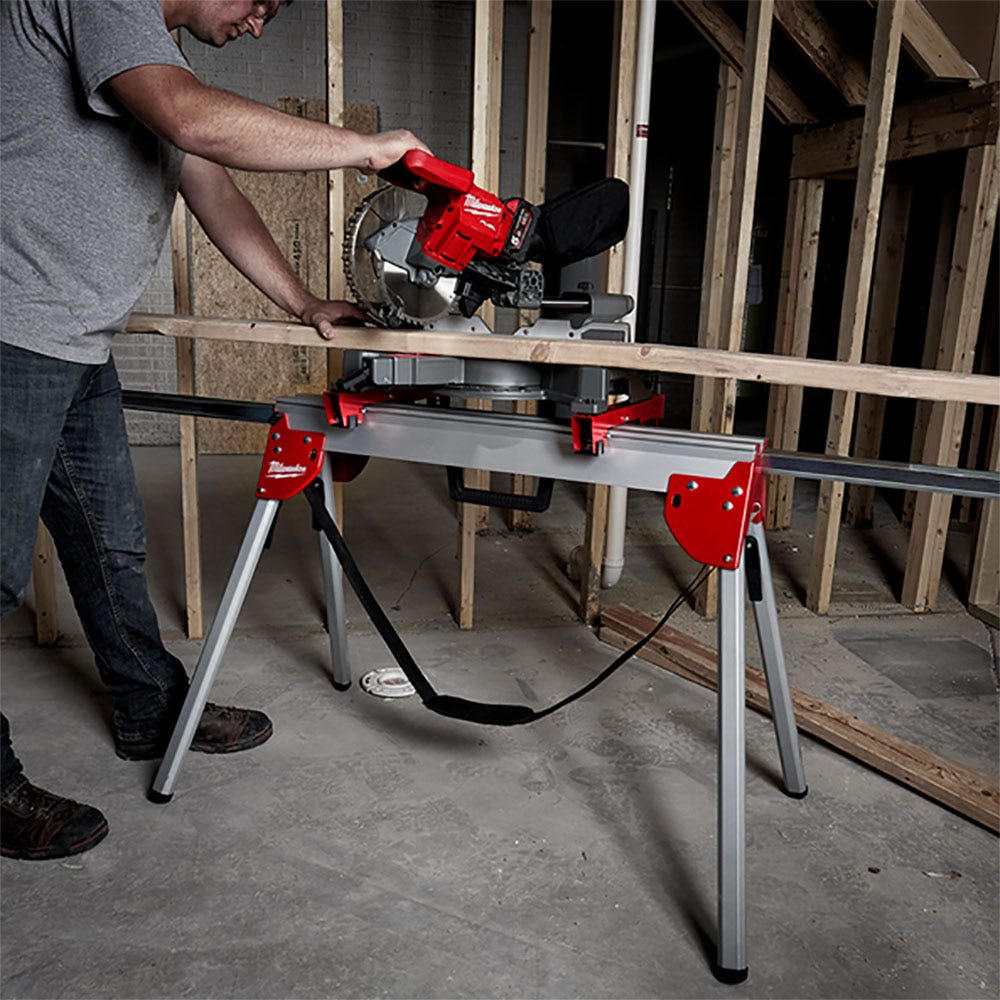 Serra de esquadria deslizante de dupla inclinação MILWAUKEE M18 Fuel de 184 mm, modelo M18FMS184-0