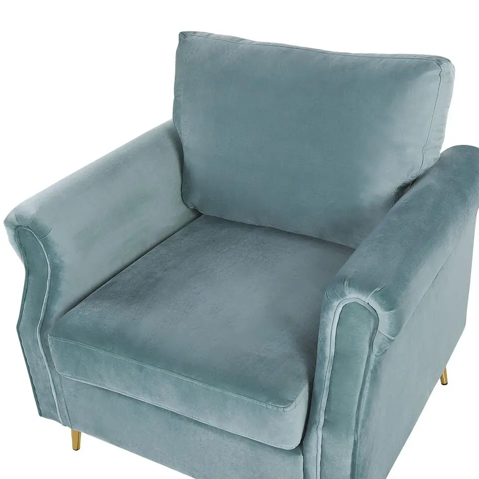 VIETAS - Fauteuil - Groen - Fluweel